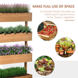 4-Tier Raised Garden Bed, 31.5