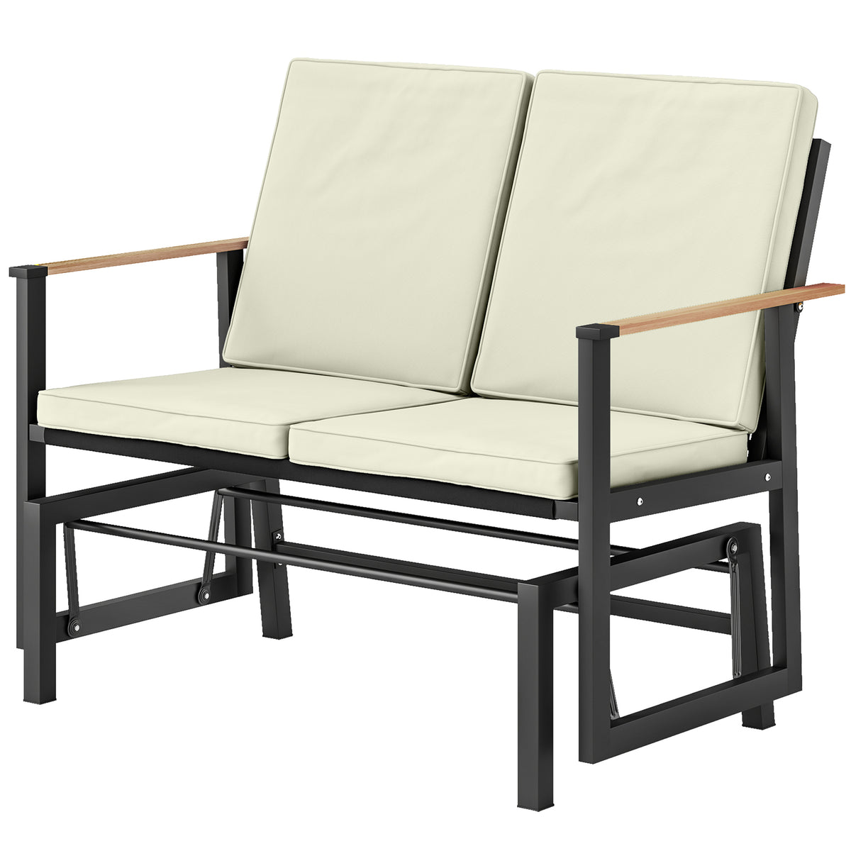 Outdoor Glider Bench for 2 Person
