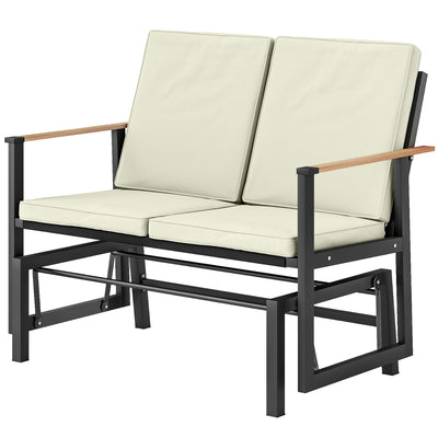Outdoor Glider Bench for 2 Person