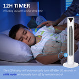 Freestanding Tower Fan Cooling for Home Bedroom with 3 Speed