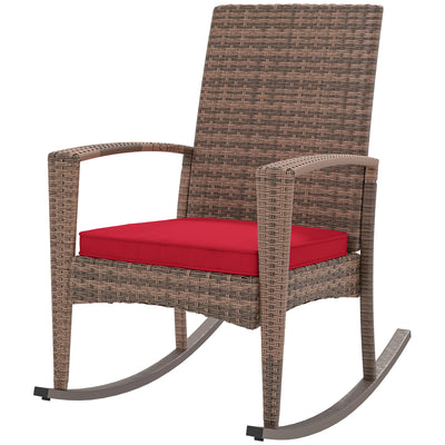 Outdoor PE Rattan Rocking Chair