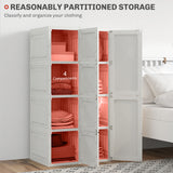 Penderie portable, organiseur de rangement pliable avec