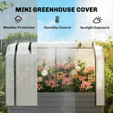 Galvanised Raised Garden Bed with Greenhouse Cover, Metal Elevated Planter Box with Bed Liner, Bottom Shelf