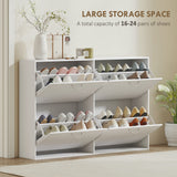 Flip Down Shoe Rack, Multi Cabinet, Wooden Shoe Shelf, 4 Drawer Organizer