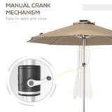 LED Patio Umbrella, Lighted Deck Umbrella with 4 Lighting Modes