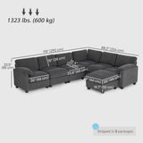 Canapé sectionnel modulaire