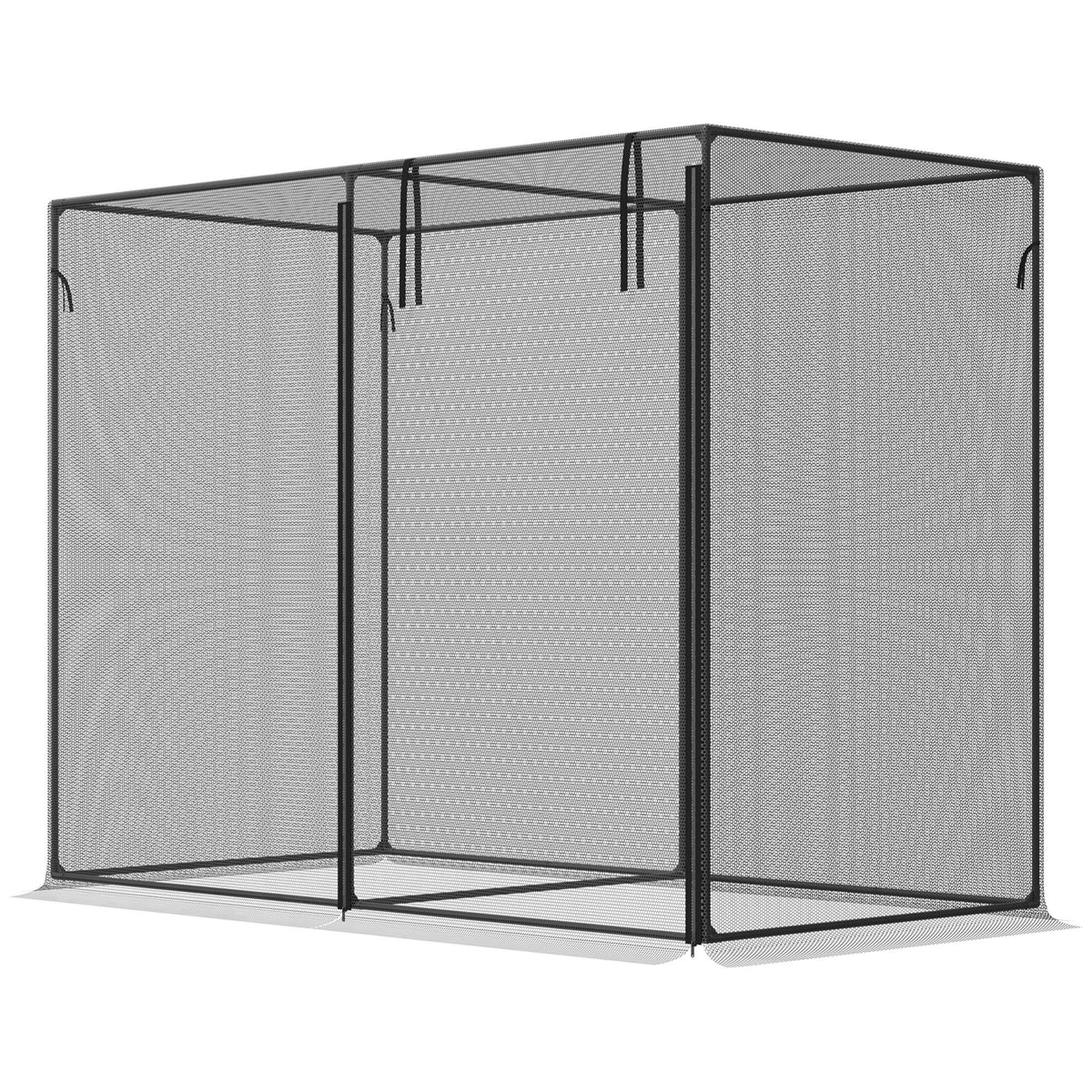 Cage de culture 6,5 x 3,3pi, sac de rangement et piquets au sol