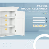Bathroom Cabinet, Over Toilet Storage Cabinet with Adjustable Shelves for Entryway