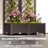 Raised Garden Bed with Trellis
