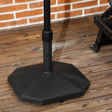 48lbs Concrete Square Patio Umbrella Base Weight, Outdoor Umbrella Stand Holder for Lawn