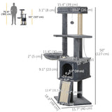 50 Inch Cat Tree, Bed