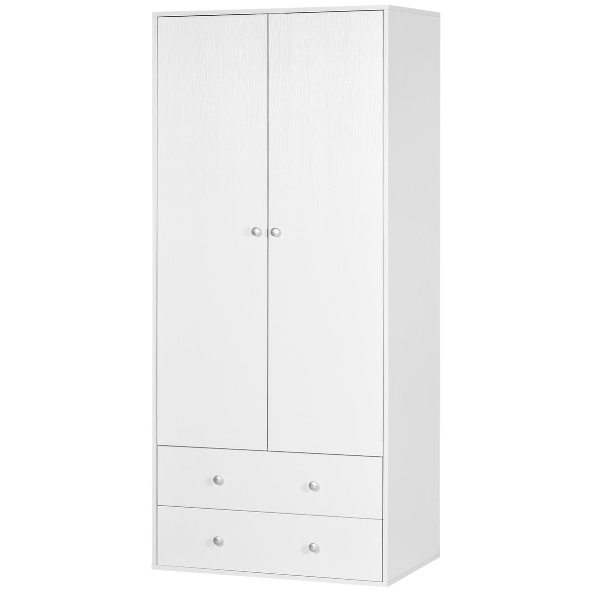 Armoire Wardrobe Closet with 2 Drawers, 71