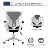 Mesh Office Chair Swivel Task Desk Chair with Lumbar Back Support, Adjustable Height Office