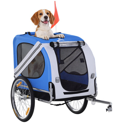 Dog Bike Trailer Pet Cart Bicycle Wagon Cargo Carrier Attachment