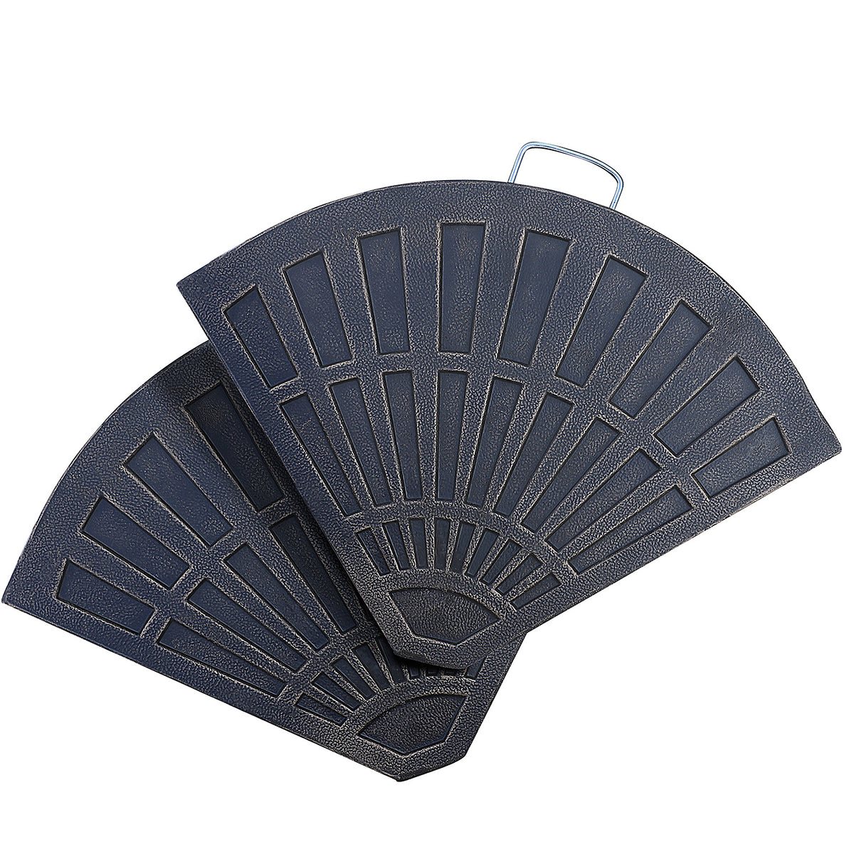 Poids de base pour parasol portable 2 pièces 61,6lbs en résine, base parasol en éventail support parasol patio