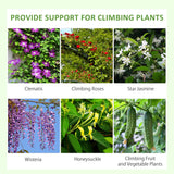 2 Pcs Garden Trellis for Climbing Plants, Outdoor Metal Trellis Plant Support Trellises for Patio