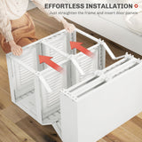 Penderie portable, organiseur de rangement pliable avec