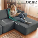 2-in-1 Modular Sectional Sofa