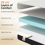 Full Mattress 8 Inch Memory Foam Mattress in a Box, Pressure Relief & Lumbar Support