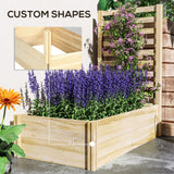 Wood Planter Box with Trellis for Climbing Plants, 91
