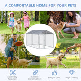 Dog Kennel Outdoor, Heavy Duty Playpen with Secure Lock, 13.1' x
