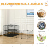 Parc pour Animaux 46 Panneaux, Parc DIY pour Petits Animaux