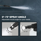Electric Pressure Washer, 2176 PSI High Pressure Washer with 20 ft Outlet Hose, Adjustable Nozzle, 1.9GPM Power Washer