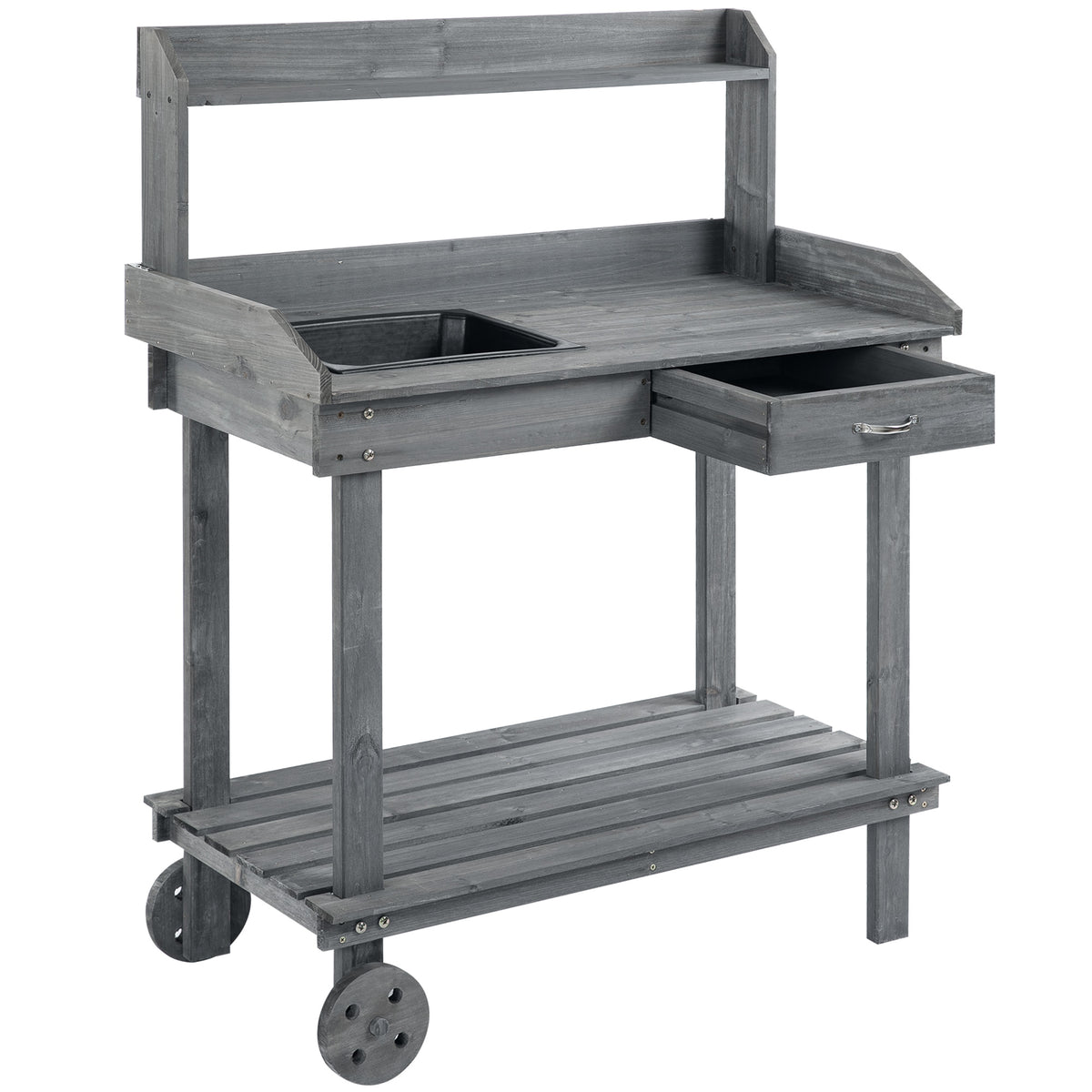 Établi de rempotage en bois 36