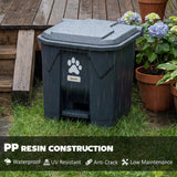 Dog Poop Outdoor Garbage Bin, 8 Gal Pet Waste Garbage Can with Lid and Pedal