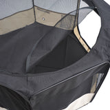 Puppy Playpen 49.2-inch Soft Pet Playpen Folding Tent Kennel Kitten Playpen Cat Dog Exercise Crate w/ Bag