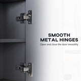 Wall Mounted Bathroom Medicine Cabinet with Mirror and Shelves