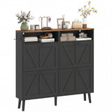 Shoe Storage Cabinet with 4 Flip Drawers, Holds Up to 24 Pairs