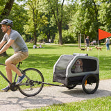 Dog Bike Trailer for Small & Medium Dogs up to 44 lbs