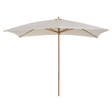 Parasol de patio en bois 7' x 10'