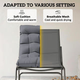 Outdoor Rocking Chair, Oversized Rocking Patio Chair with 25