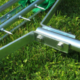 Manual Lawn Aerator with Adjustable Handle