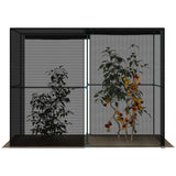 94.5''x47.25''x 72.75'' Heavy Duty Outdoor Greenhouse W/ Frame Garden Planting Warm House With Roll-Up Zipper Doors for Seedlings