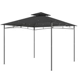 10' x 10' Gazebo, Soft Top Outdoor Gazebo with 2-Tier Roof, Metal Frame