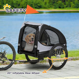 Dog Bike Trailer with Hitch Coupler, Quick Release Wheels