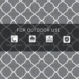 Waterproof Outdoor Rug, 6' x 9' RV Rug Reversible Mat for Backyard