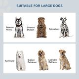 Elevated Dog Bowls for Large Dogs Pet Feeding Station with Stand, Storage, 2 Stainless Steel Food and Water Bowls