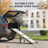 Foldable Dog Car Ramp with Support Leg, 69