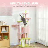 Flower Cat Tree with Sisal Scratching Posts