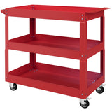 3 Tier Rolling Tool Cart with Wheels, 330 LBS Capacity Heavy Duty Utility Cart, Mobile Service Cart for Garage