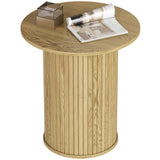 Table d'appoint ronde, table de nuit étroite pour petits espaces