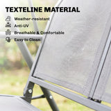 3-Seater Swing Chair Covered Garden Hammock A-Frame Outdoor Porch Glider Sling Seat with Adjustable Canopy Cover
