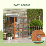 Grand catio extérieur avec toit imperméable