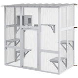 Grand catio extérieur avec toit imperméable
