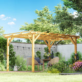 10' x 13' Wood Pergola