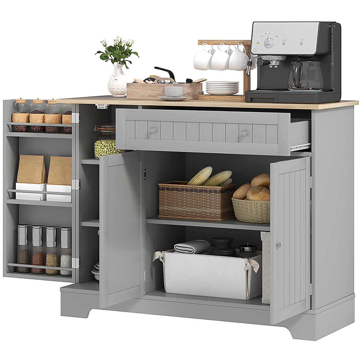 Bahut Moderne, Armoire Buffet de Cuisine de 41